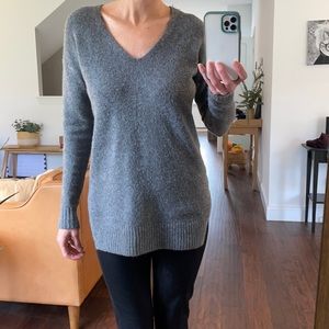Ann Taylor Gray Wool Sweater